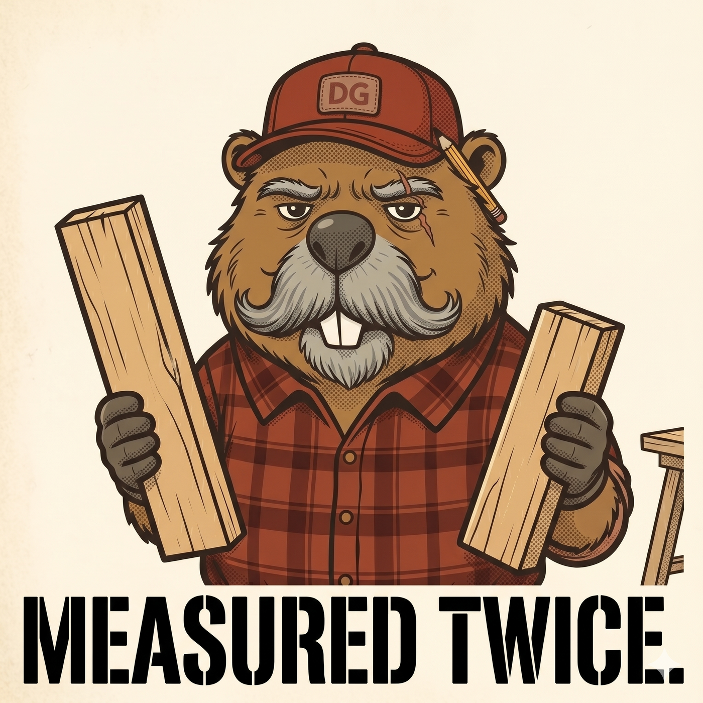 measured twice.